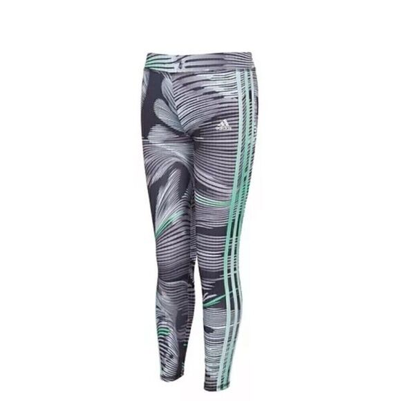 ADIDAS Toddler Girls Aero Ready  3-Stripes Tights leggings pants  3T New - Picture 3 of 3